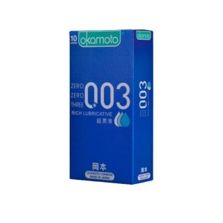 【okamoto 岡本】★003RL超潤滑保險套10入/盒