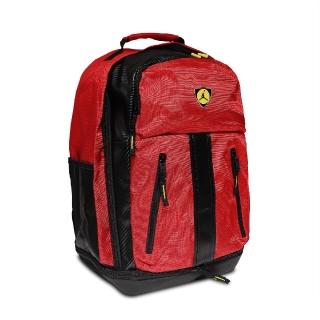 【NIKE 耐吉】後背包 Ferrari Backpack 男款 喬丹 飛人 法拉利 大容量 筆電夾層 紅 黑(JD2213001GS-001)