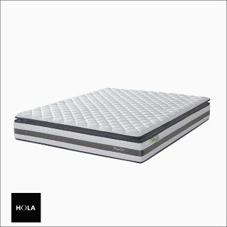 【HOLA】SleepRite乳膠釋壓-乳膠獨立筒床墊雙人加大6x6.2呎