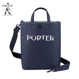 【PORTER INTERNATIONAL】GAP休閒手提斜背包-L(深藍)