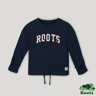 【Roots】Roots 小童- 濃情蜜意系列 愛ROOTS圓領上衣(藍色)