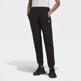 【adidas 愛迪達】運動褲 長褲 緊身長褲 女褲 黑 TRACK PANT(H37878)