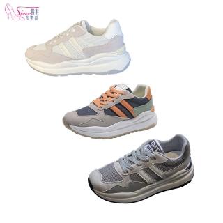 【ShoesClub 鞋鞋俱樂部】韓版百搭輕便跑步運動鞋 阿甘鞋 老爹鞋