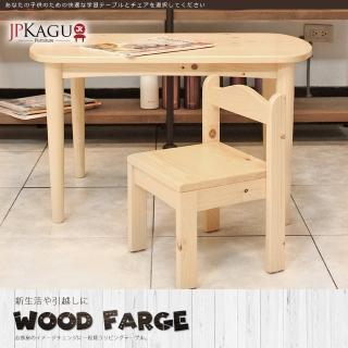 【JP Kagu】台灣製雲杉木兒童桌+兒童椅(遊戲桌/矮桌/一桌一椅)