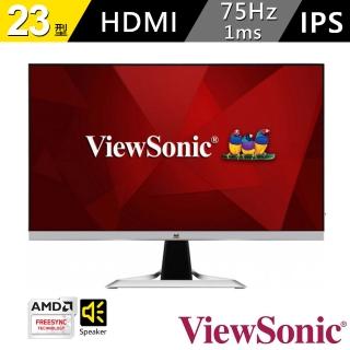 【ViewSonic 優派】23.8型 IPS文書護眼螢幕 支援HDMI介面/VGA/FreeSync(VX2481-MH)