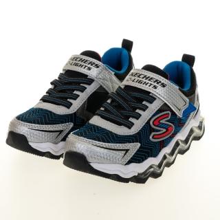 【SKECHERS】男童系列 燈鞋 TURBOWAVE(90735LSLBK)