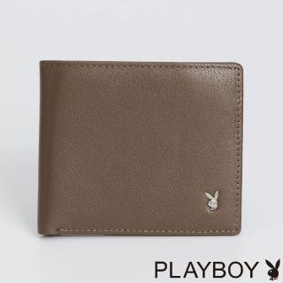 【PLAYBOY】基本短夾  Own系(卡其色)
