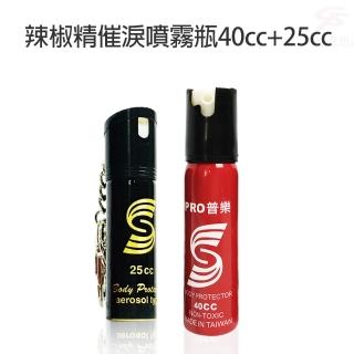 【金德恩】自救防身辣椒精催淚噴霧瓶 射程可達2公尺(1入40cc+1入25cc)