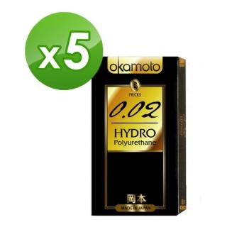 【okamoto 岡本】002 Hydro水感勁薄(6入x5盒)