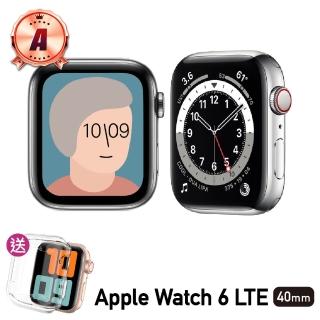 【Apple 蘋果】福利品 Apple Watch Series 6 40公釐 LTE 不鏽鋼錶殼 保固6個月 贈矽膠錶帶