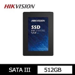 【HIKVISION 海康】SSD 512GB 2.5吋 SATAIII SSD固態硬碟 SSD固態硬碟(海康 HIKVISION SATA/512G SSD)