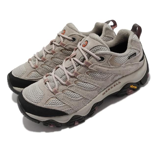 【MERRELL】戶外鞋 Moab 3 GTX 防水 女鞋 登山鞋 越野 避震 支撐 耐磨 黃金大底 玫瑰奶茶色 ML036326