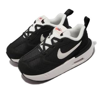 【NIKE 耐吉】休閒鞋 Air Max Dawn TD 運動 童鞋 氣墊 避震 彈性鞋帶 包覆 小童 穿搭 黑 白(DC9319-002)