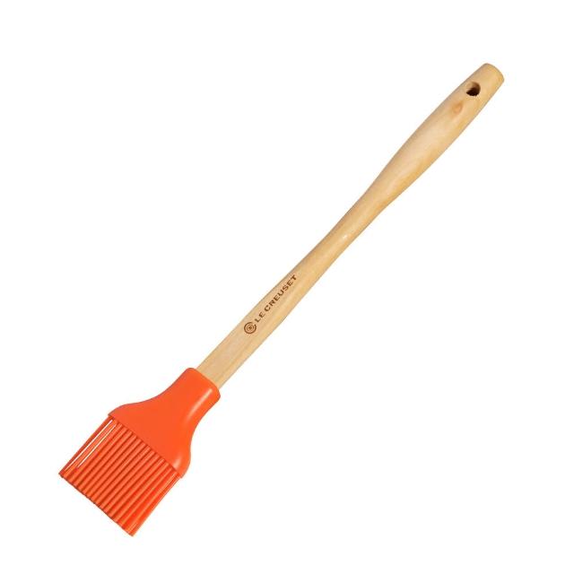 【Le Creuset】琺瑯鑄鐵單柄方鐵烤盤 雪紡粉/藍鈴紫 2色選1(贈 B油刷-火焰橘)