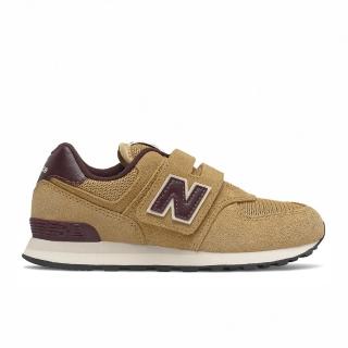 【NEW BALANCE】NB 574系列 中大童 休閒運動鞋 棕色(PV574BF1-W)
