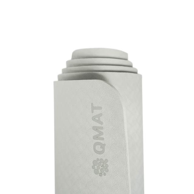 【QMAT】8mm瑜珈墊 台灣製(附束帶+收納網袋)