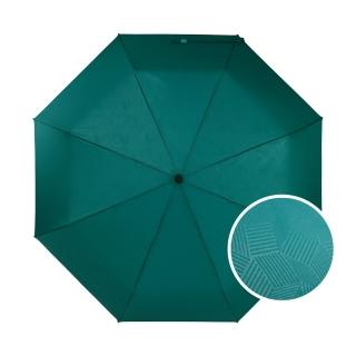 【boy】抗UV安全防風三折晴雨手動傘(幾何-高山綠 晴雨傘 抗UV傘 防風傘)