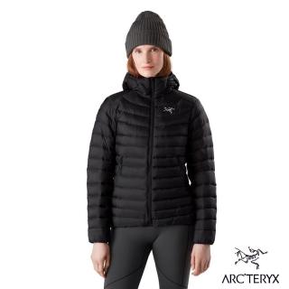 【Arcteryx 始祖鳥】女 Cerium LT 防潑水 輕便 保暖 連帽 羽絨外套(黑)