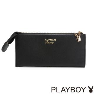 【PLAYBOY】拉鍊長夾 Someday系列(黑色)