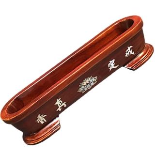 【十方佛教文物】紅檀臥香爐6吋戒定(平安吉祥如意)