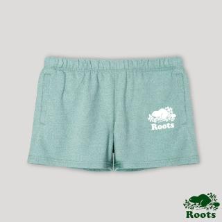 【Roots】Roots 女裝- 經典海狸LOGO休閒短褲(綠色)