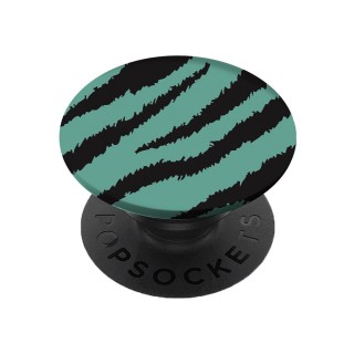 【Richmond&Finch】聯名 PopSockets 泡泡騷二代 PopGrip 美國 No.1 時尚手機支架-碧綠斑馬