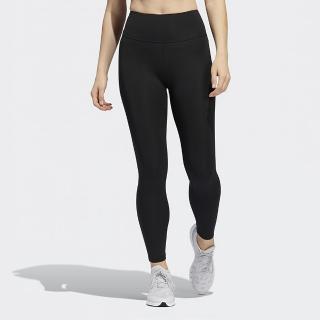 【adidas 愛迪達】長褲 女 運動 緊身褲 九分褲 OPTIME 亞規 黑 H64225