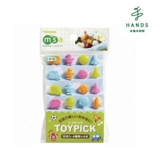 【TOKYU HANDS 台隆手創館】日本製玩具造型便當裝飾小叉(16枝入)