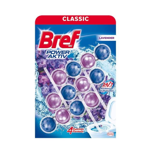 【Bref 妙力】新香味上市!懸掛式浴廁馬桶清潔球50g*3(NEW百香蜜桃/草本氣息/海洋/薰衣草)