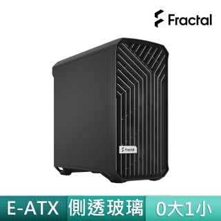 【Fractal Design】Torrent Compact Black Solid  電腦機殼-黑(最強大散熱低噪音)