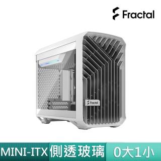 【Fractal Design】Torrent Nano White TG Clear Tint 電腦機殼-白(冷卻性能最強散熱)