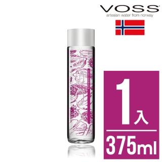 【VOSS 芙絲】覆盆莓玫瑰風味氣泡水(玻璃瓶裝375ml)