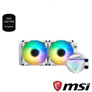 【MSI 微星】MAG CORELIQUID 240R V2 WHITE 水冷風扇