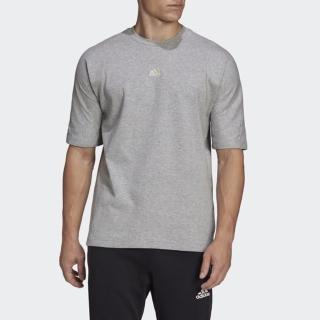 【adidas 愛迪達】上衣 男 運動 訓練 慢跑 寬鬆 短袖上衣 亞規 M INTERNAL TEE 灰 HB6597