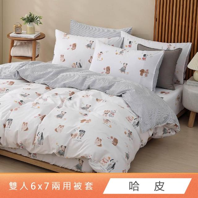 【HongYew 鴻宇】台灣製100%精梳棉 兩用被套 雙人(多款)