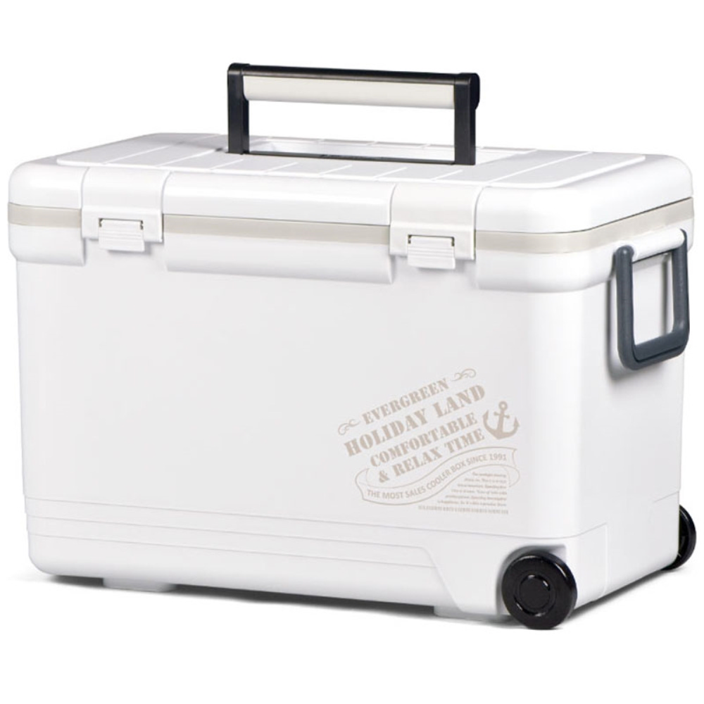 【SHINWA 伸和】日本製 HOLIDAY CBX-27L冰箱 #白色(#露營用品#戶外露營釣魚冰箱#保冷行動冰箱#烤肉冰桶)