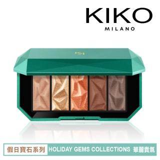 【KIKO MILANO】五色華麗眼影盤 7.5g(啞光/金屬光/閃光/高顯色/不脫妝)