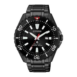 【CITIZEN 星辰】PROMASTER光動能黑鋼水鬼44.5mm(BN0195-54E)