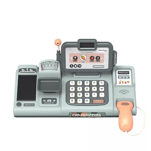 【i-Smart】仿真智慧收銀機玩具 25件組(家家酒｜益智玩具｜兒童玩具)