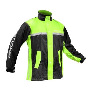 【ASTONE】RA505兩件式運動型雨衣附鞋套(黑螢光黃)