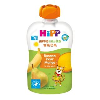 【HiPP】喜寶生機水果趣系列100g*6-香蕉芒果