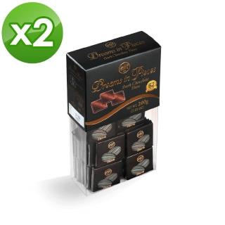 【Elit】伊莉特62%醇黑巧克力片200gx2盒