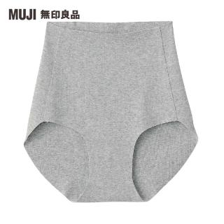 【MUJI 無印良品】女棉混全面無縫線高腰內褲(共6色)