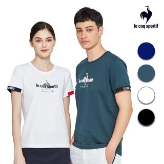 【LE COQ SPORTIF 公雞】涼感法式經典短袖T恤 中性-4色-LWP23204