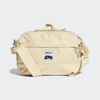 【adidas 愛迪達】WAIST BAG L 斜背包 腰包 黃色(HE9717)