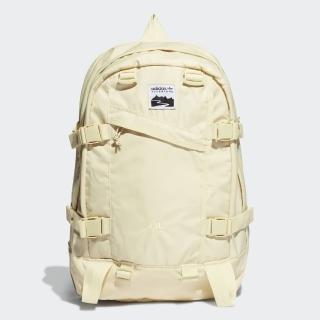 【adidas 愛迪達】後背包 運動 雙肩包 電腦包 登山包 BACKPACK L 白 HE9719