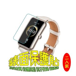 OPPO Watch Free 軟性塑鋼防爆錶面保護貼(二入裝)