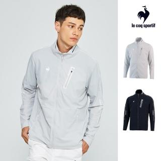 【LE COQ SPORTIF 公雞】四面彈法式經典立領外套 男-2色-LWP61263