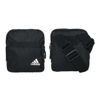 【adidas 愛迪達】小型側背包-斜背包 肩背包 愛迪達 2.5L 隨身小包 黑白(GU0889)