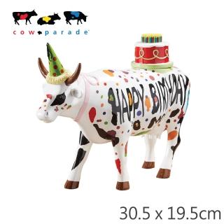 【CowParade】彩繪牛/生日快樂(世界頂級藏品)